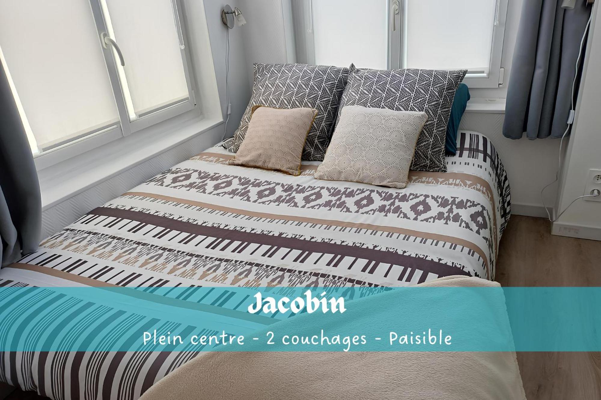 Jacobin-Centre Ville-Paisible-2 Couchages Amiens Bagian luar foto